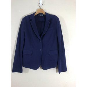 Norma Kamali Navy Knit Blazer Size L